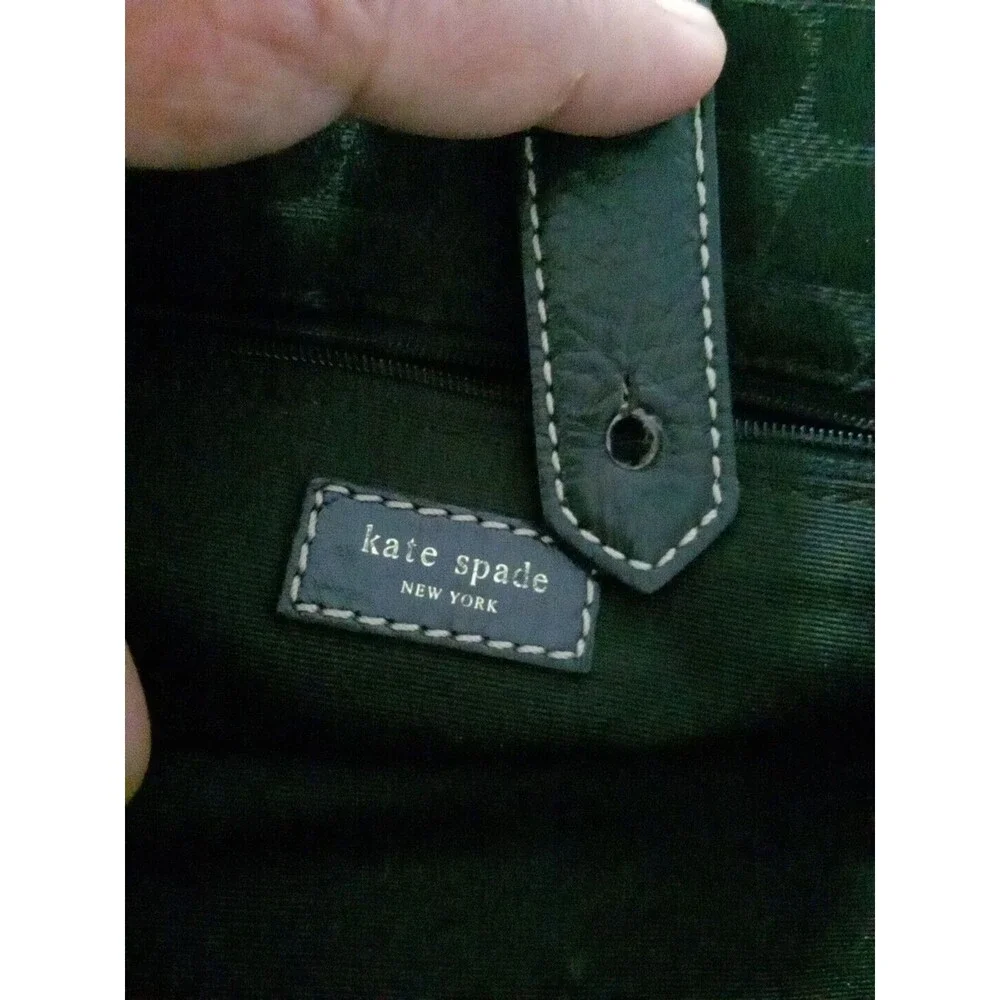 Kate Spade Black Geometric Print Shoulder Bag
